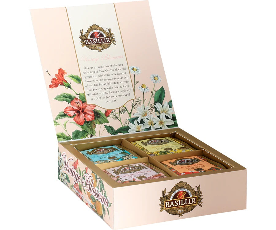 Arbatų rinkinys "Vintage Blossoms Assorted", 40 pak.