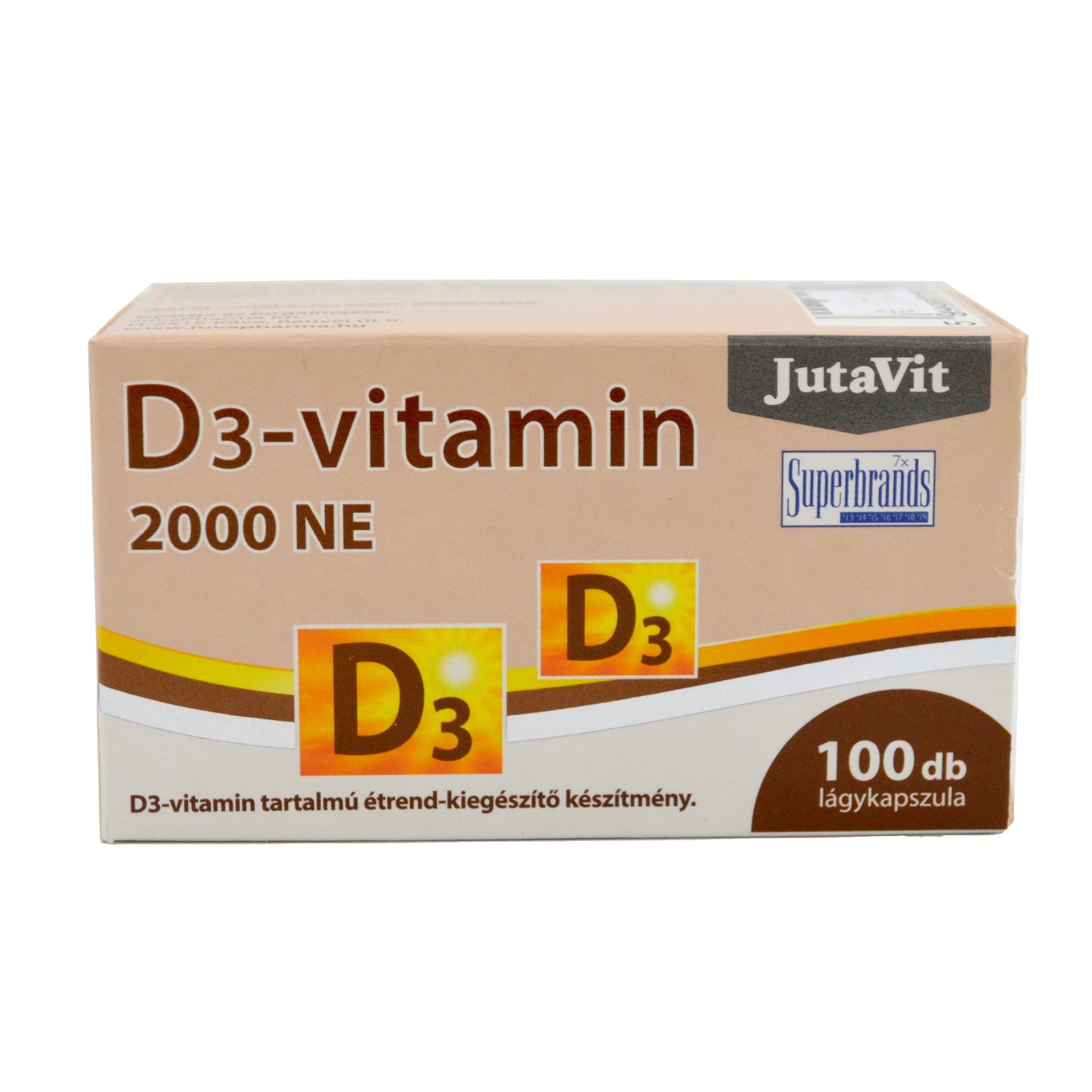 Vitaminas D3 2000 TV 50 µg 100kap.