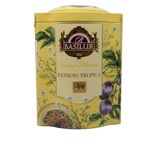 Aromatizuota žalioji arbata "Vintage blossom passion tropica" 100g.