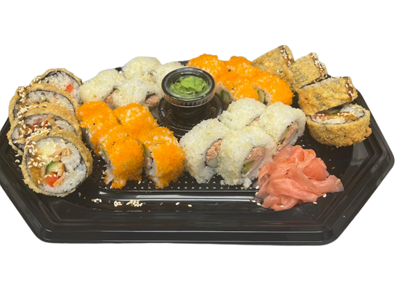 Rinkinys Nr. 7 / 24 vnt (California (3), Chiken sesame (32), Salmon surimi avocado (50))