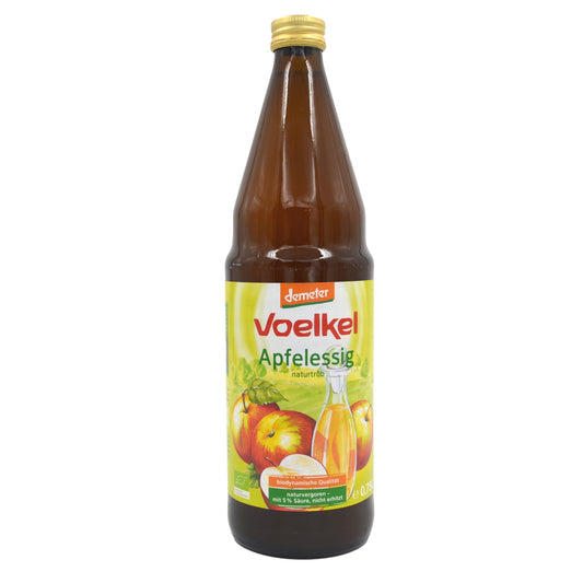 Neskaidrintas obuolių sidro actas, biodinaminis 750ml