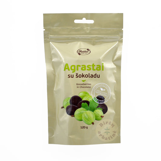 Agrastai su šokoladu, 120g.