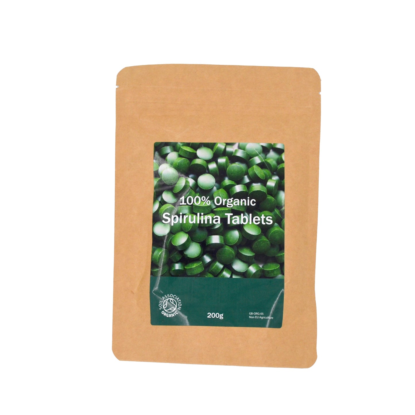 Spirulinos tabletės 200g.